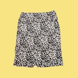 Leopard Print Skirt From Sourpuss Pinup Clothibg